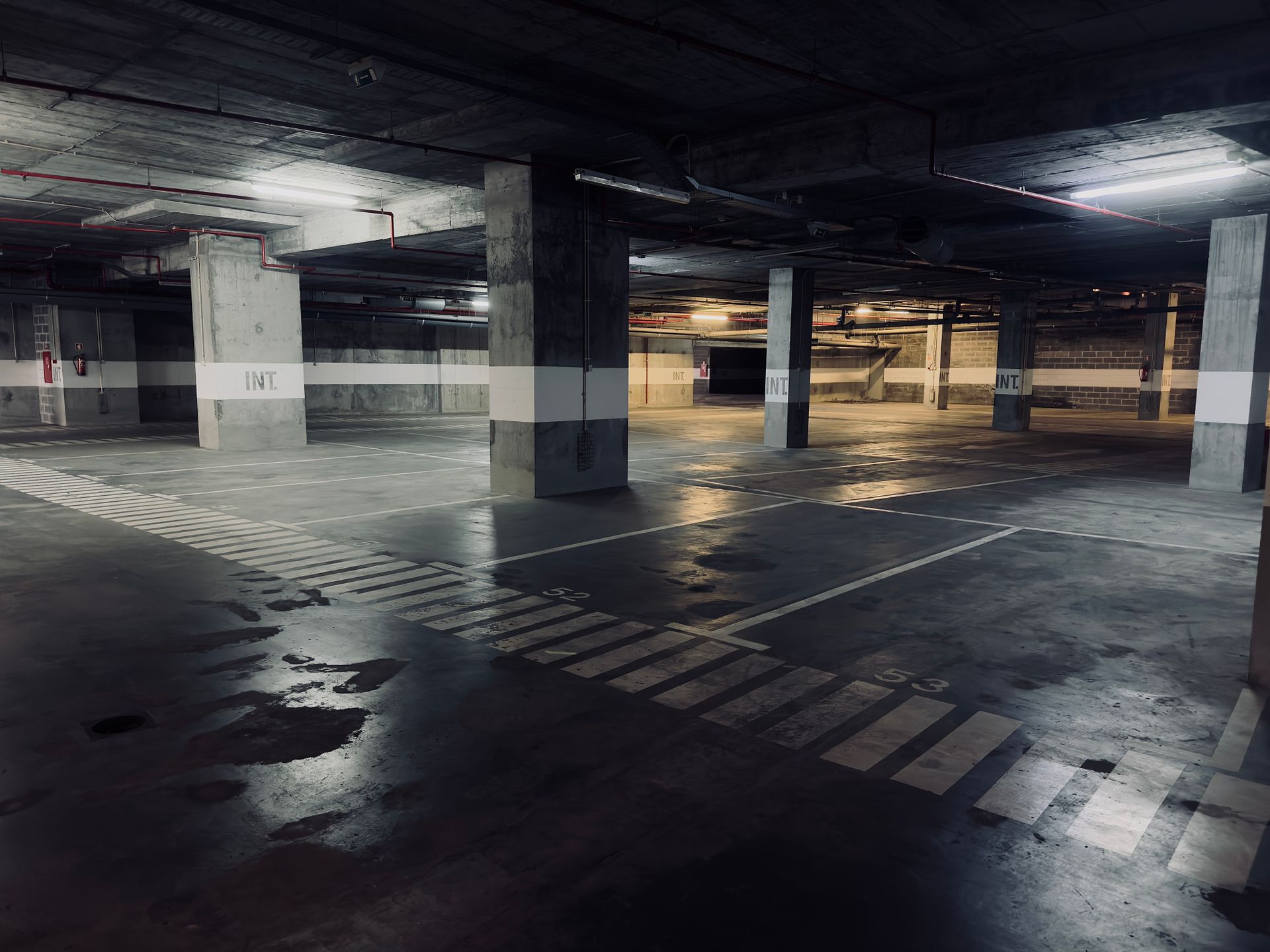 Metallic graphite epoxy garage floor